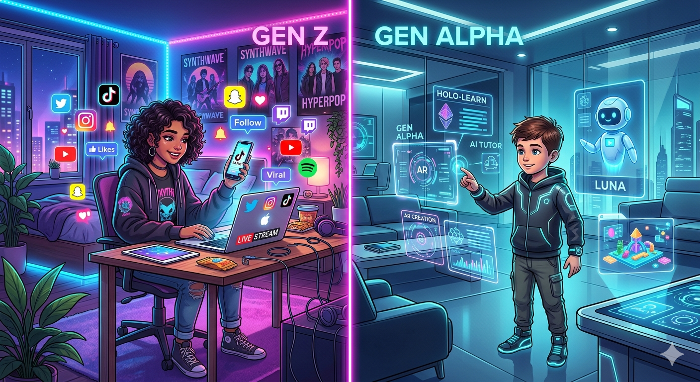 Gen Z vs Gen Alpha: Who Is the Real “Genius” Generation?