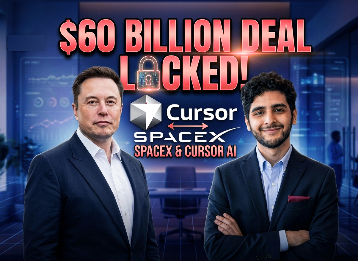 SpaceX’s $60B Cursor AI Deal & the Pakistani Co-Founder Behind It
